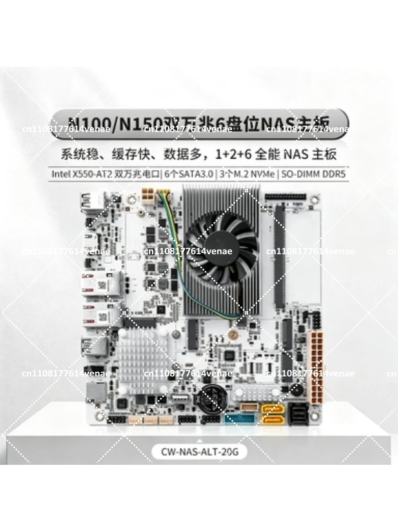 Nas Motherboard 8 Sata Mini Itx - NASマザーボード 8ベイ N100 N150 N305 N355