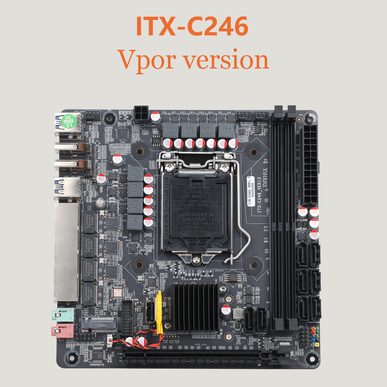 Nas Motherboard 8 Sata Mini Itx - C246 Mini-ITX マザーボード 8 ベイ NAS