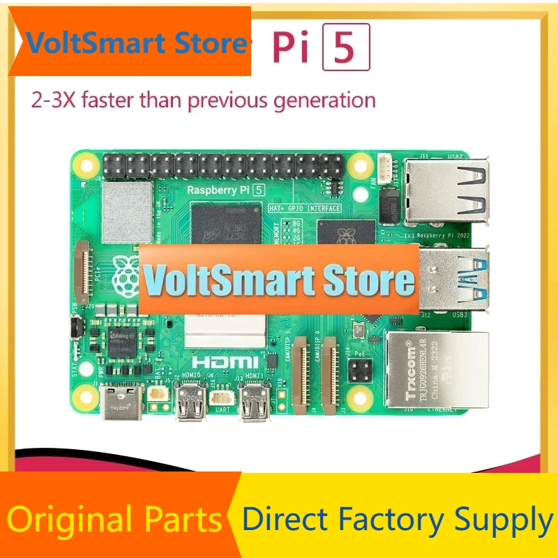 Raspberry Pi 5 8Gb Board - VoltSOfficial ラズベリーパイ5 Cortex-A76 Linux 2GB 4GB