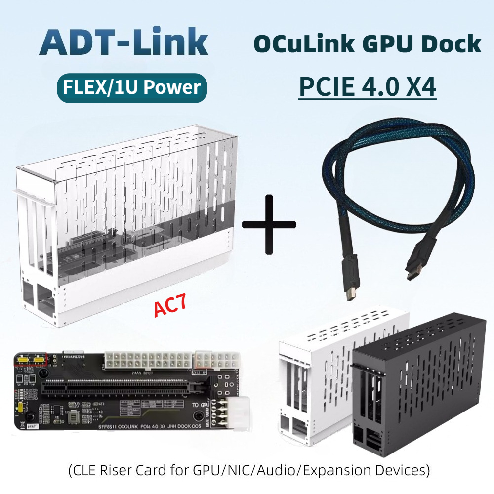 Oculink Egpu Mini Pc - 50CM Oculink EGPUグラフィックカードドック（ノートパソコン/ミニPC用）64GB/s PCI-E 4.0 X4