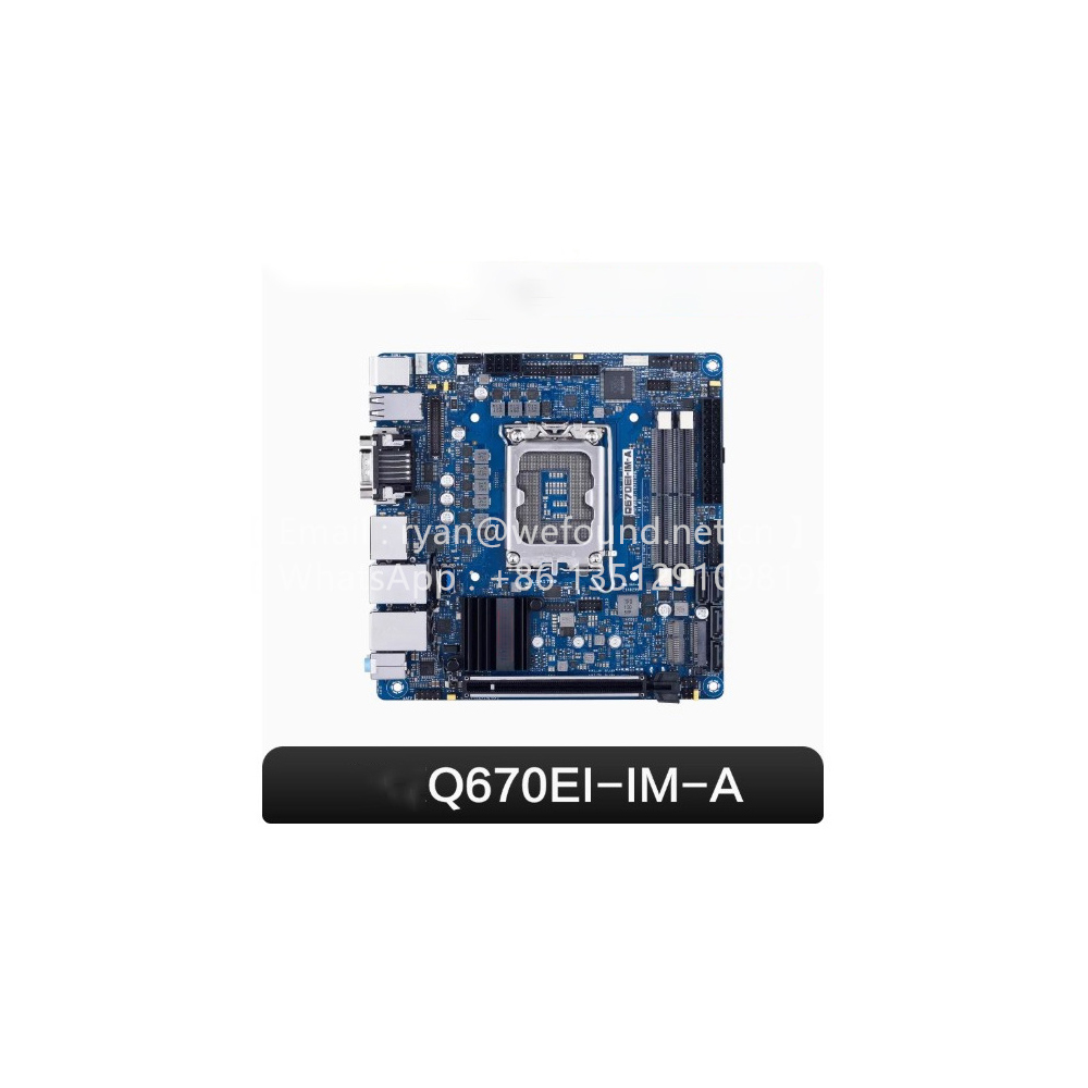 Lga1700 Itx Motherboard Ddr5 - Q670EI-IM-A ミニITXマザーボード LGA1700ソケット 第12/13/14世代プロセッサー対応、DDR5 SO-DIMMスロット2基、PCIe Gen