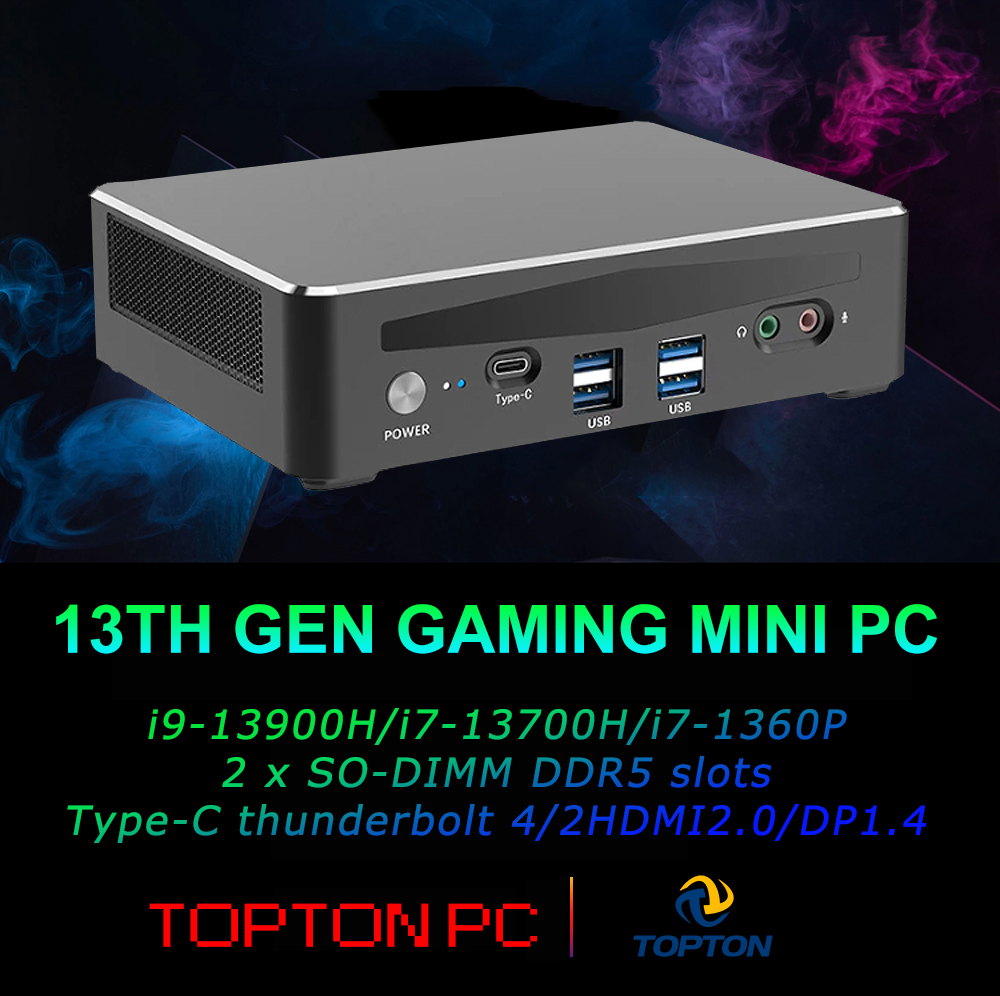 Intel Core I9 13900H Mini Pc - ミニコンピュータゲーム第 13 世代 Core i9 13900H
