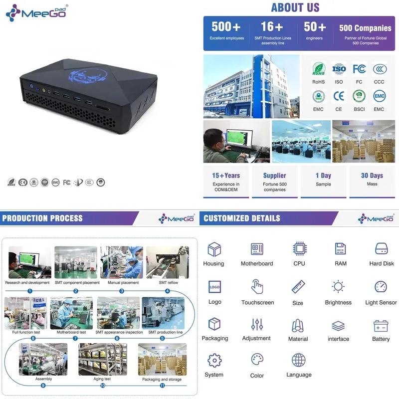Mini Pc Rtx 4060 Ddr5 - ホットセール Meegopad G10T 第14世代 I9 14900HX