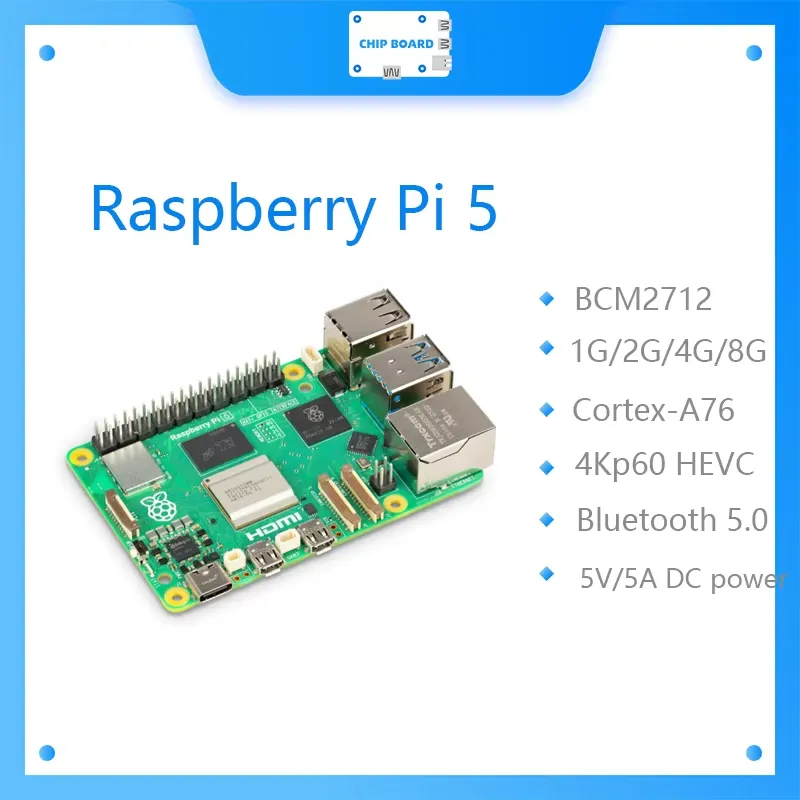 Raspberry Pi 5 8Gb Board - Raspberry Pi 5 ボード Cortex-A76 Linux