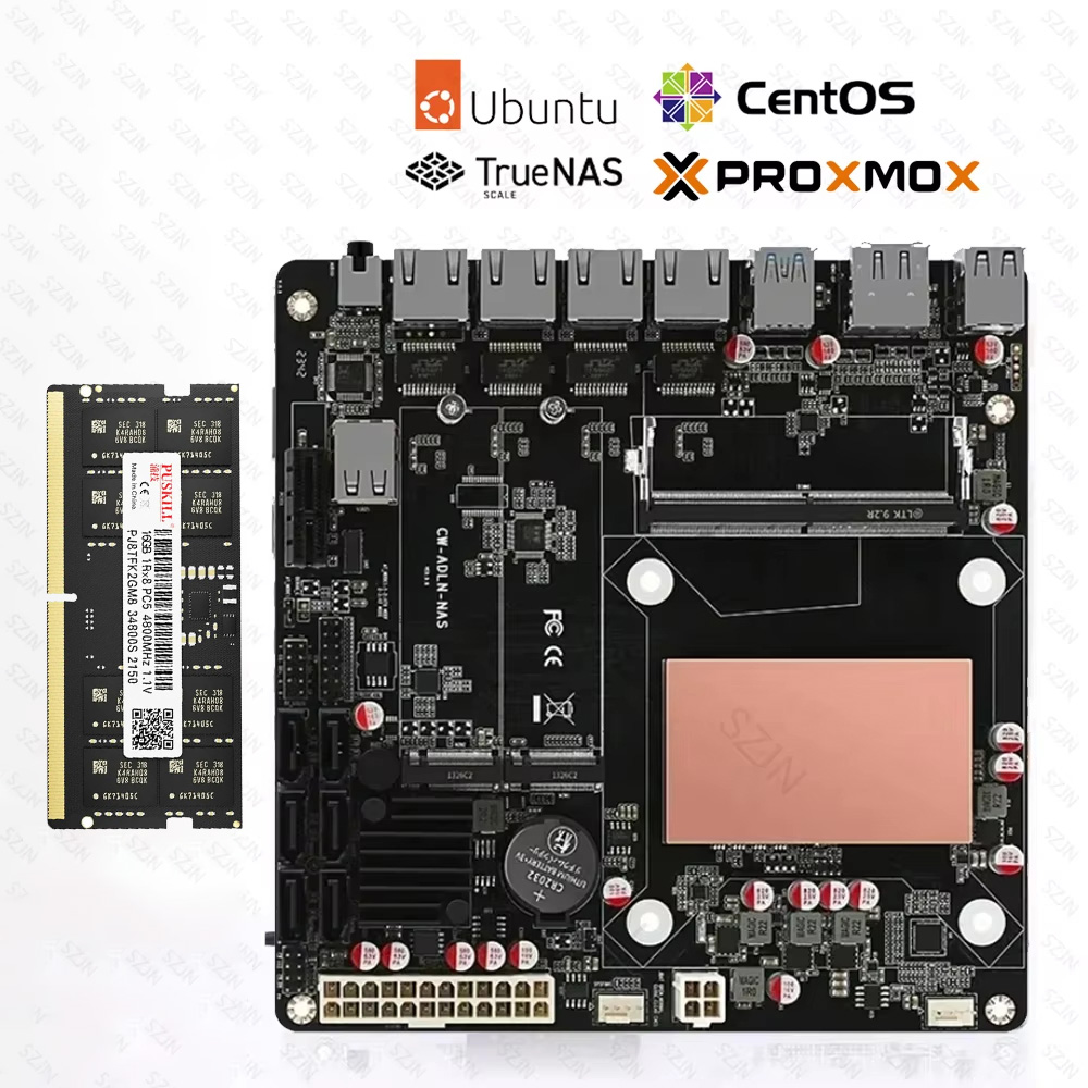 ITX N150マザーボードNasセット Alder Lak - Nas Motherboard 8 Sata Mini Itx のレビューと価格