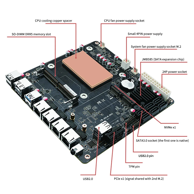 ITX N150マザーボードNasセット Alder Lak - Nas Motherboard 8 Sata Mini Itx のレビューと価格