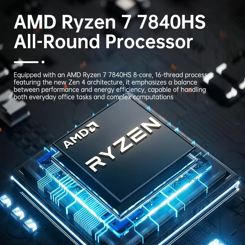 Topton ポータブルゲーミングミニPC AMD Ryze - Amd Ryzen 7 7840Hs Mini Pc のレビューと価格