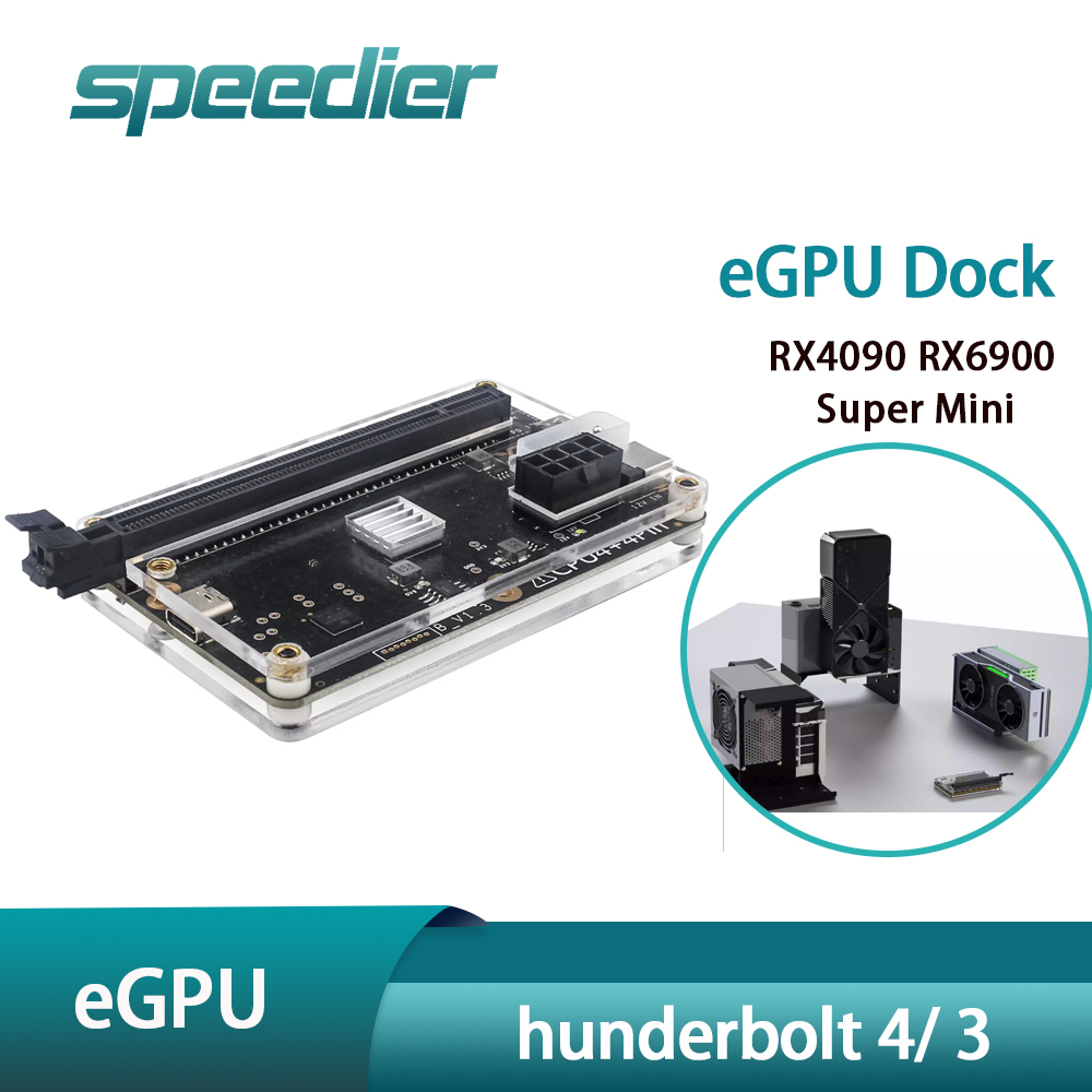 Thunderbolt 4 3 eGPUドック 外付けGPU - Thunderbolt 4 Egpu Dock Mini Pc のレビューと価格