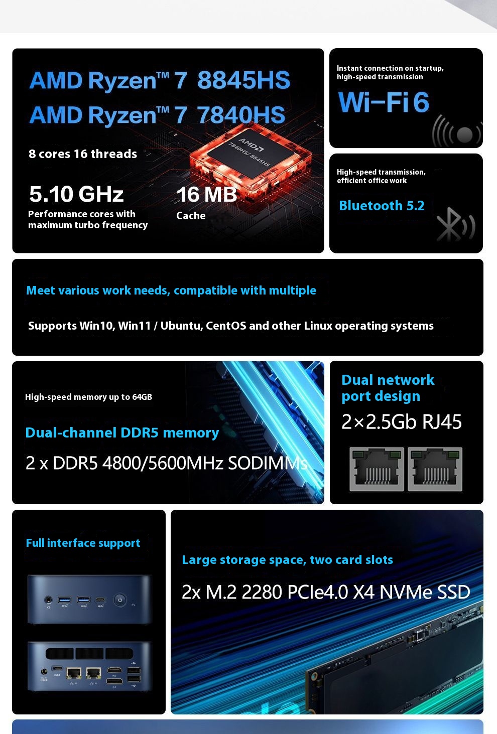 SZBOX S78/S88 Ryzen 7 7840HS/8 - Amd Ryzen 7 7840Hs Mini Pc のレビューと価格