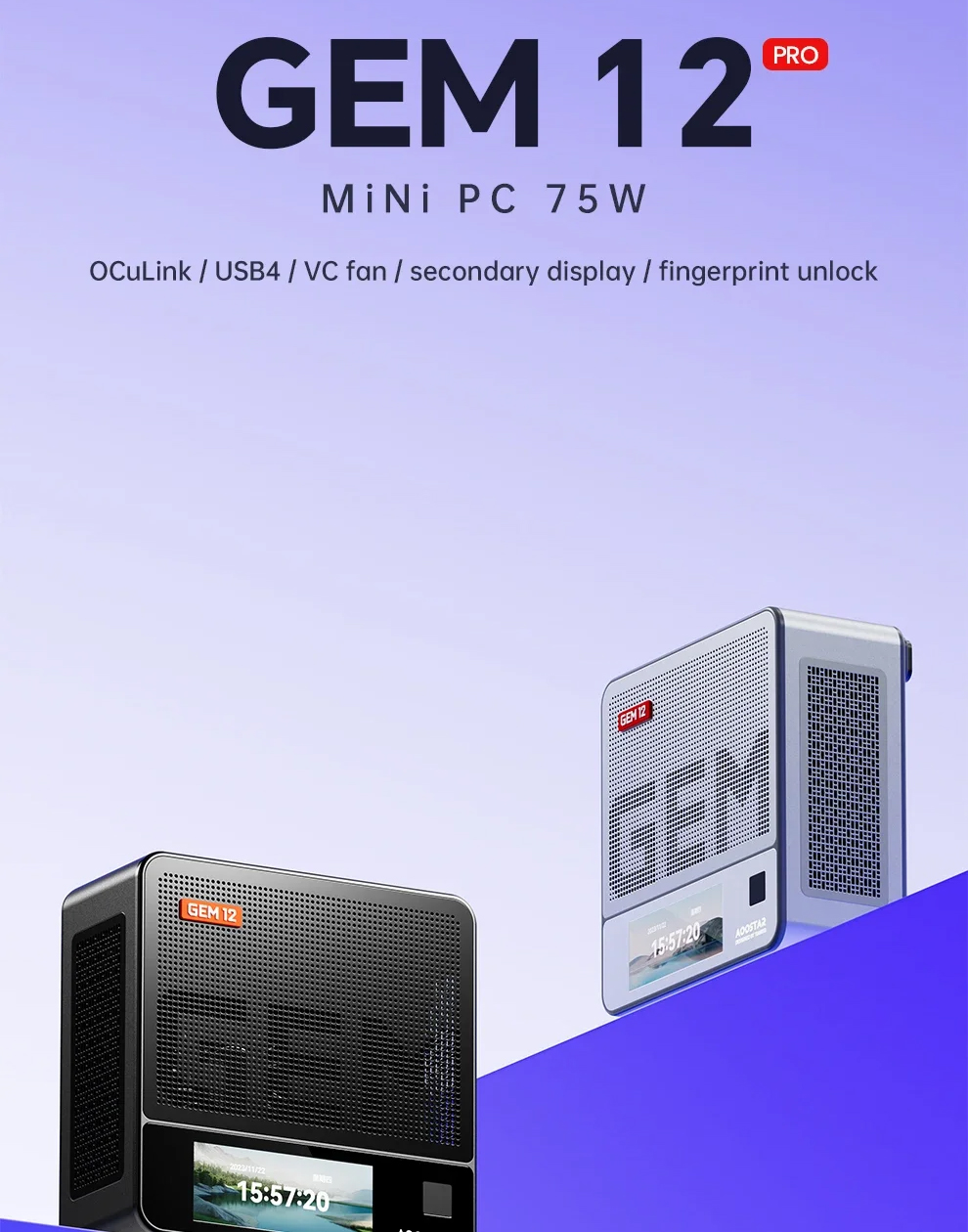 Mini PC Gamer Gem12 Pro, AMD,  - Amd Ryzen 7 7840Hs Mini Pc のレビューと価格