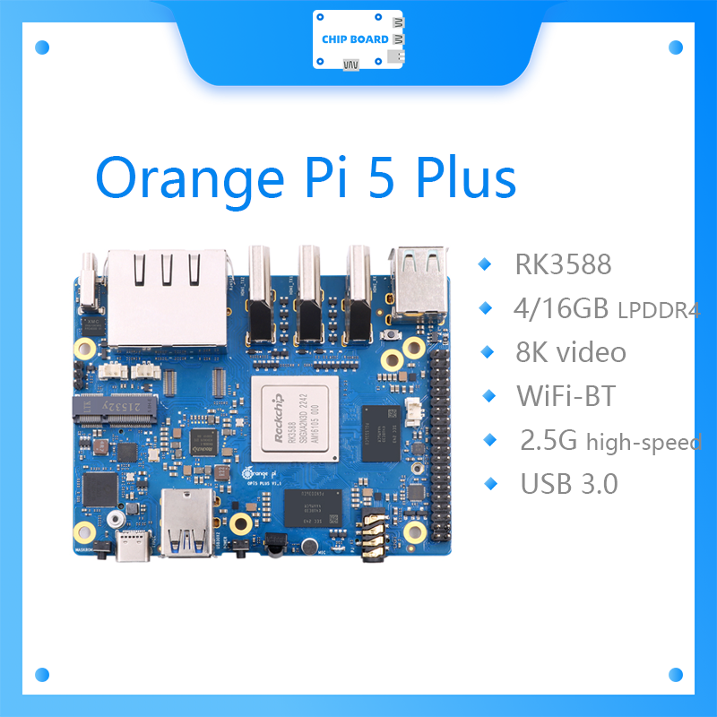 Orange Pi 5 Plus 16GB RAM シングル - Orange Pi 5 Plus 16Gb のレビューと価格